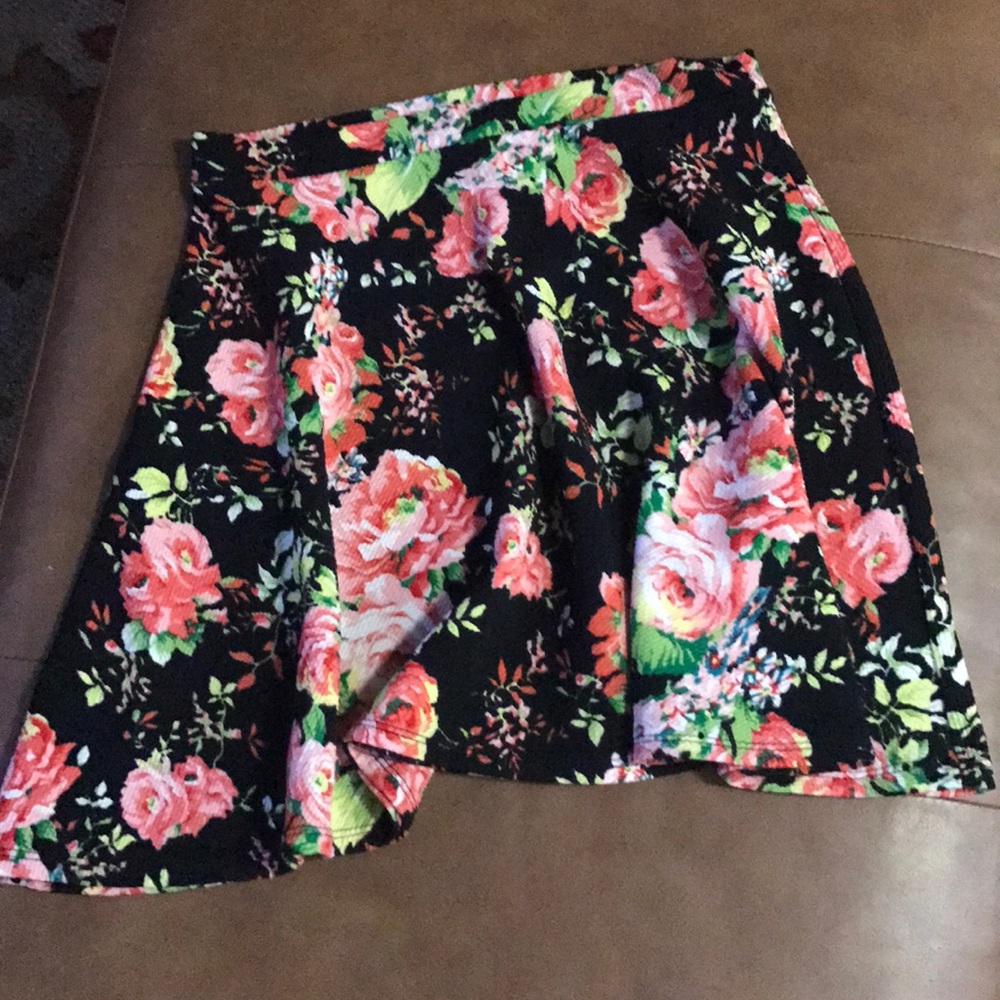 Floral Print Skirt